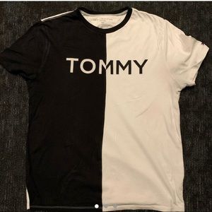 Tommy Hilfiger black and white shirt
